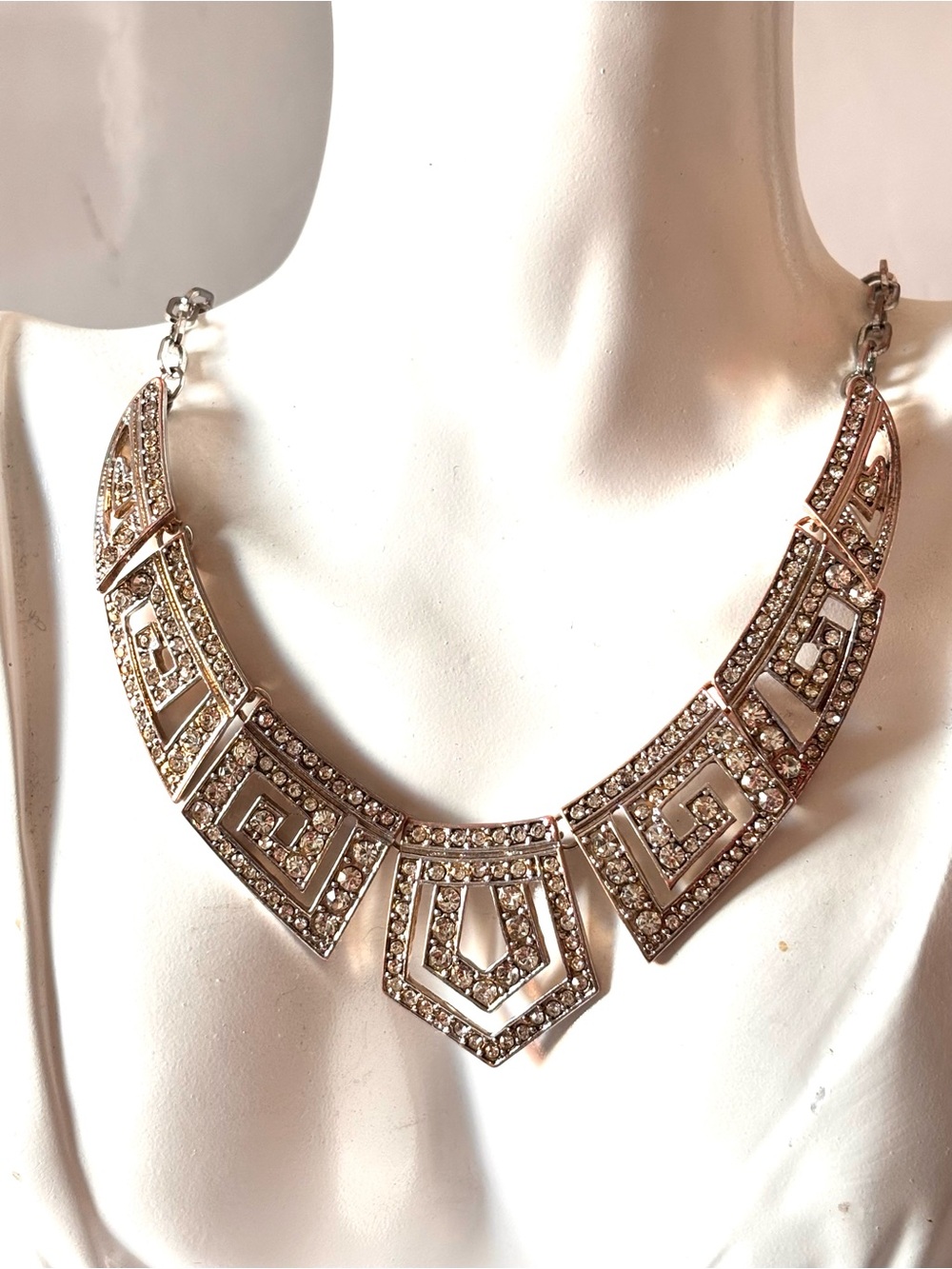 Coro vintage plastron necklace